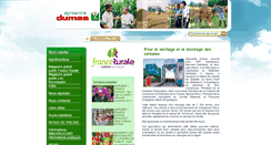 Desktop Screenshot of agricentre-dumas.fr